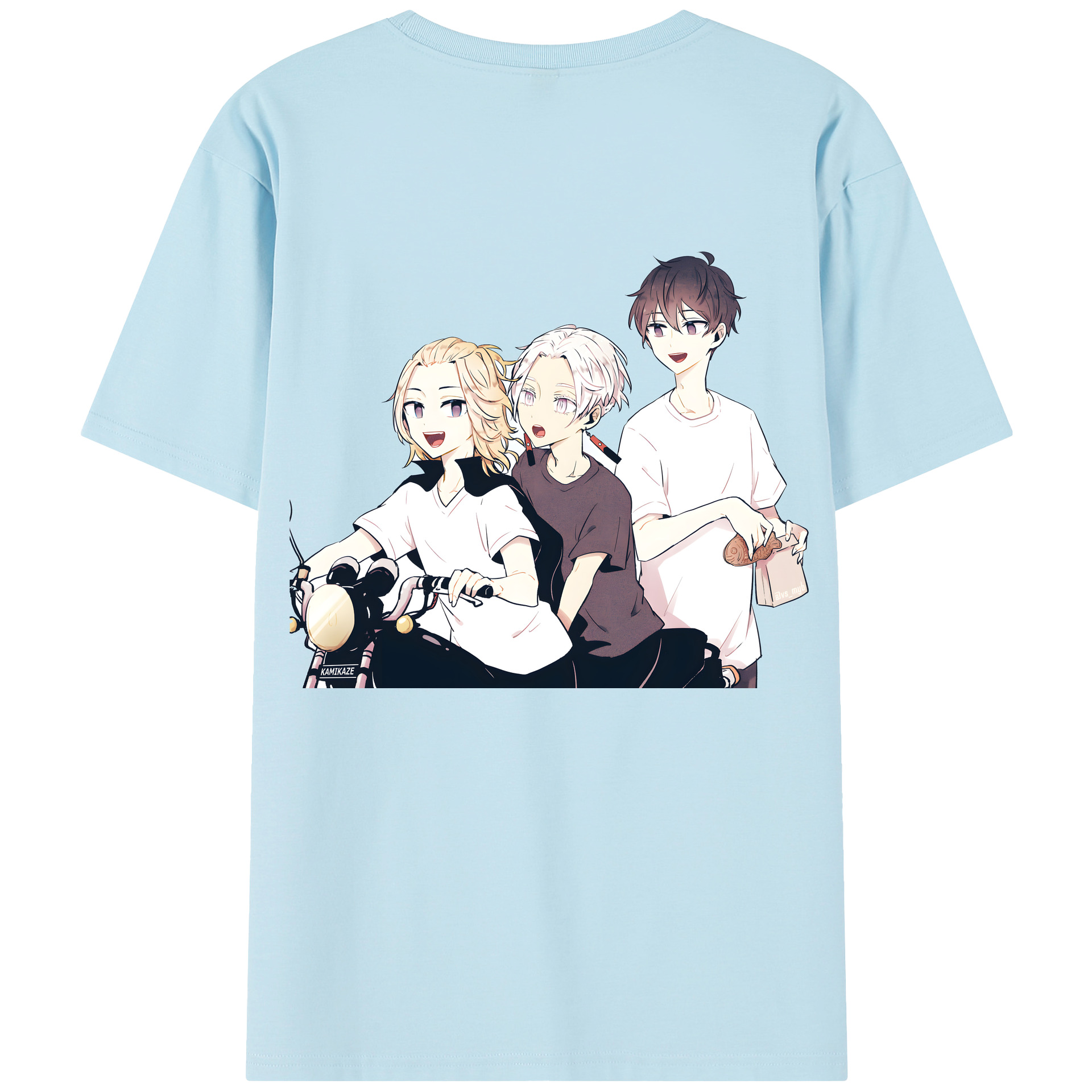 （画像用） 東京リベンジャーズ Tokyo Revengers 綿100％半袖Tシャツ（背面プリント）